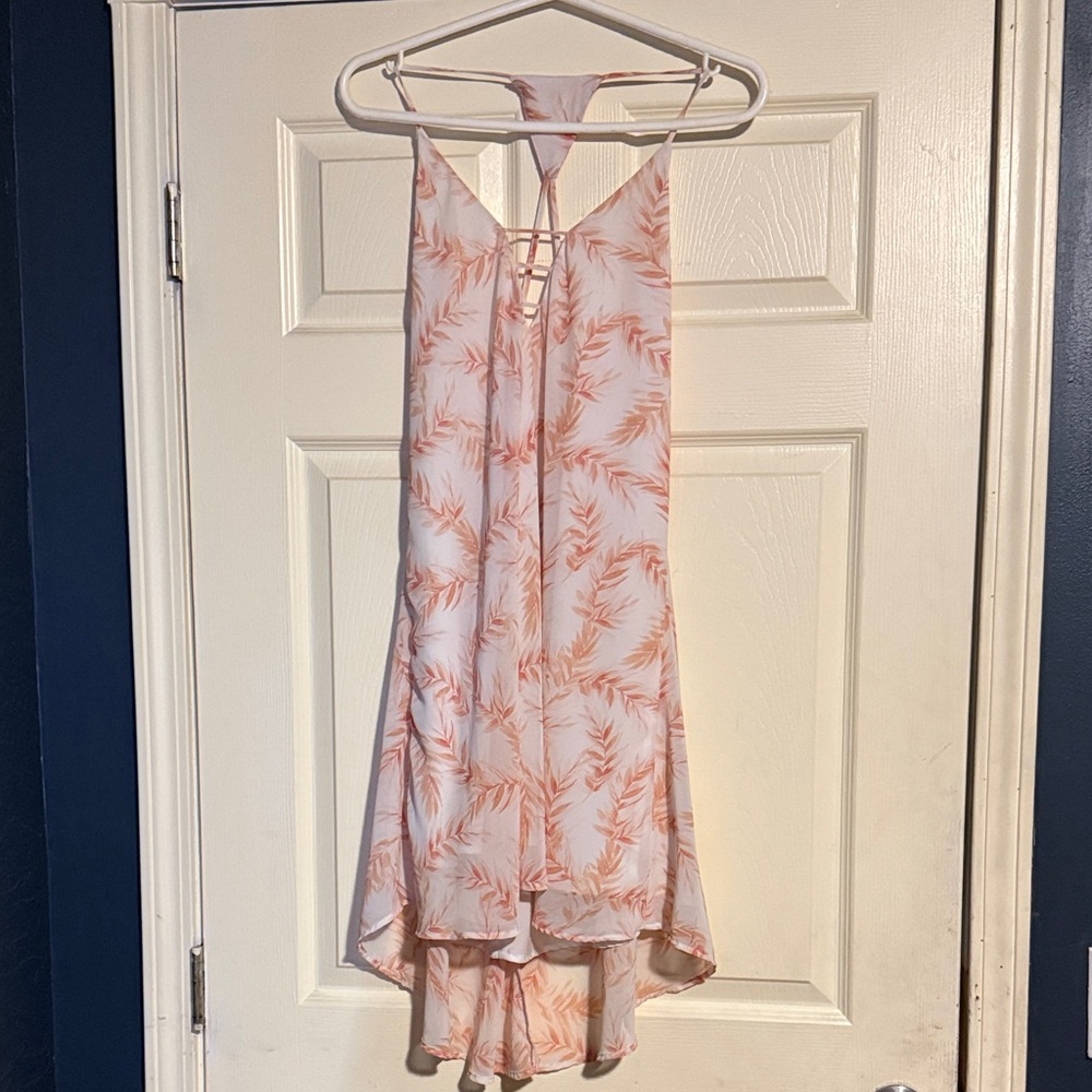 Forever 21 Pink and White Mini Dress